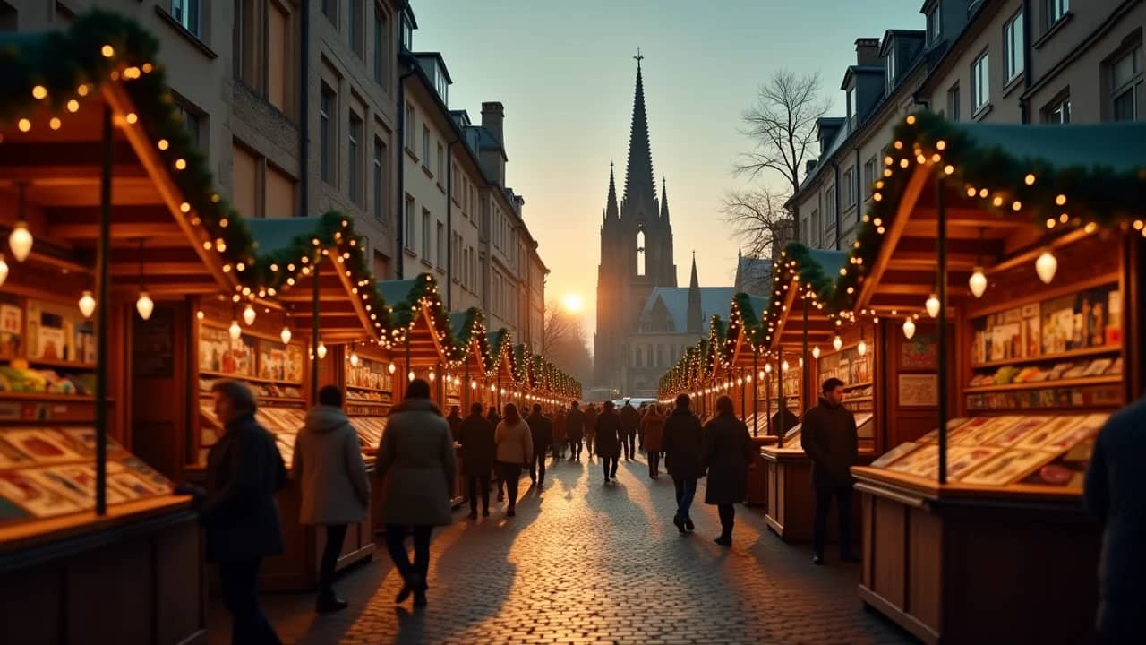 Christmas Market at Cologne Cathedral