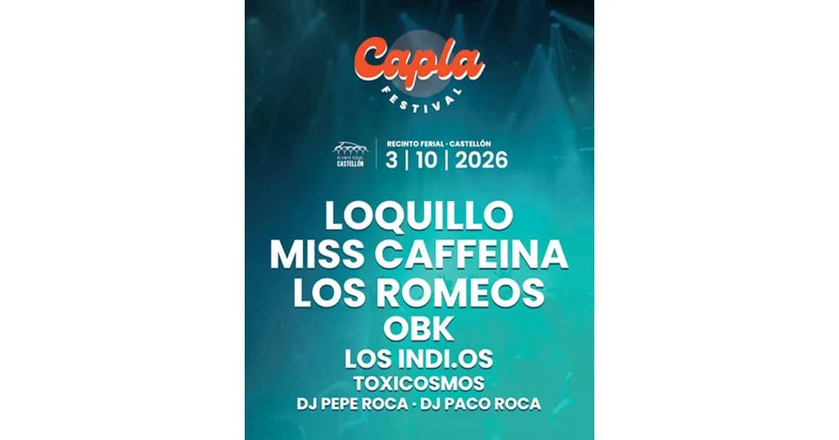 Capla Festival 2026 event poster