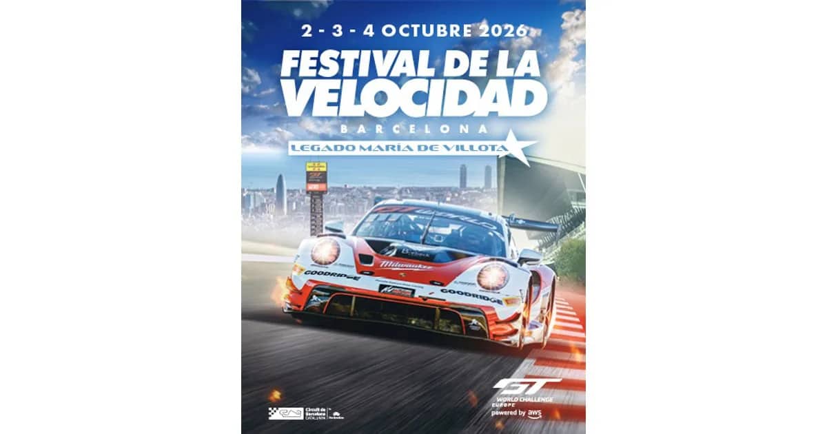 Festival de la Velocidad de Barcelona 2026 event poster