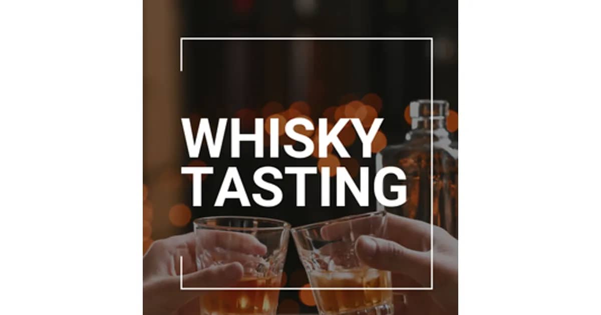 Whisky-Tasting event poster