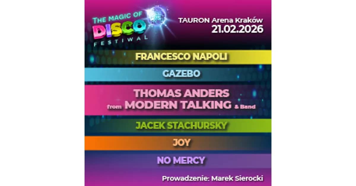 The Magic of Disco Festiwal: Francesco Napoli, Joy, Jacek Stachursky, Dr Alban i