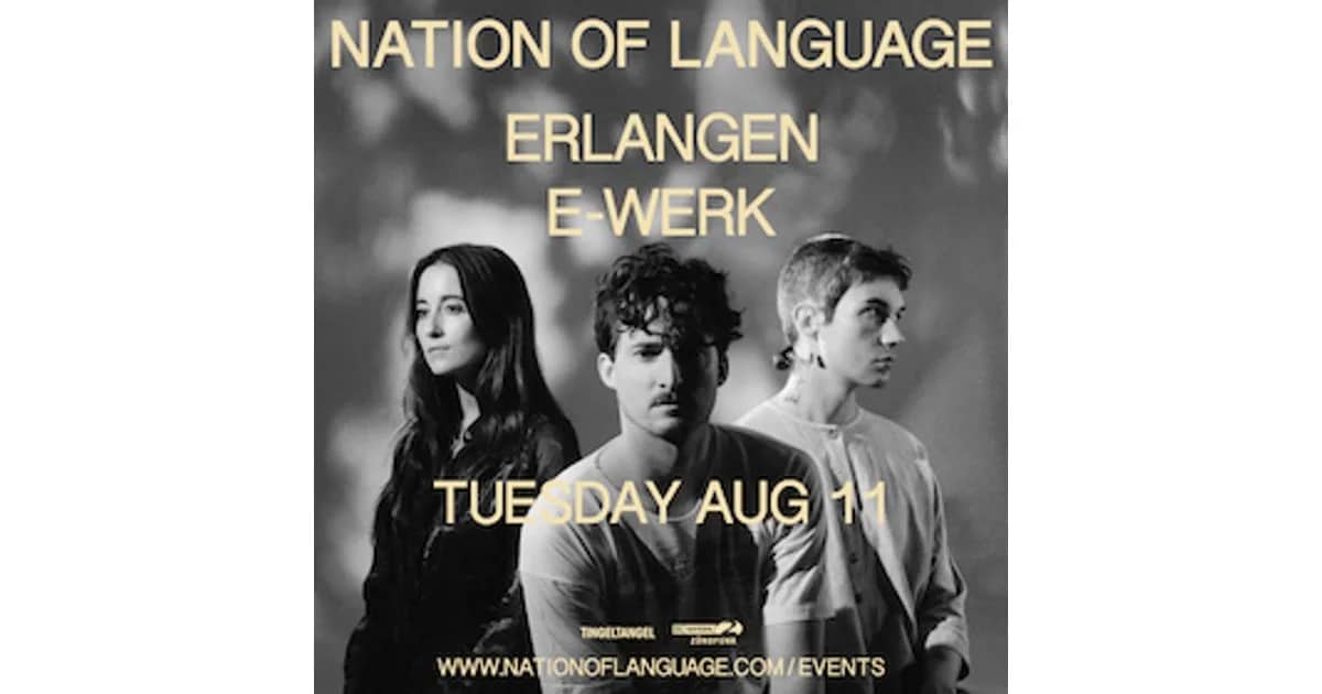Nation Of Language event poster