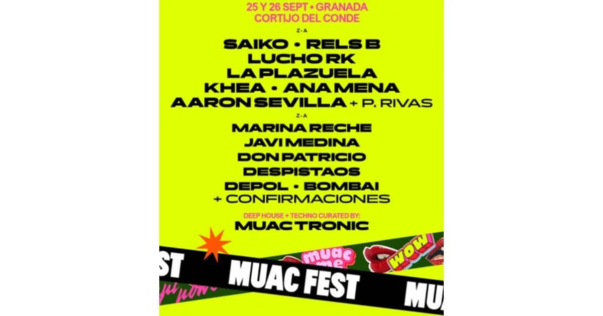 MUAC FEST event poster