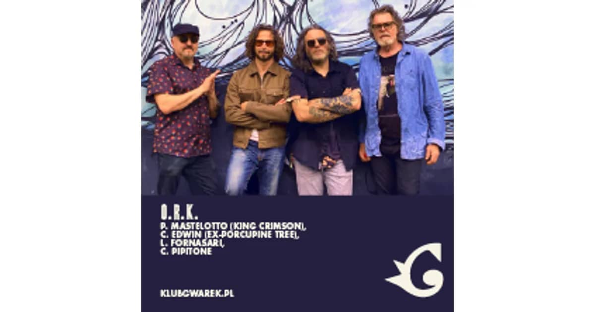 O.R.k - P. Mastelotto (King Crimson), C. Edwin (ex-Porcupine Tree), L. Fornasari