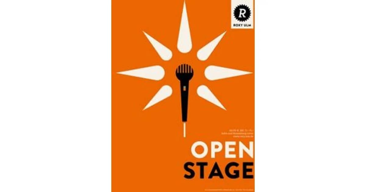 OPEN STAGE - Bühne für Künstler:innen aus allen Bereichen