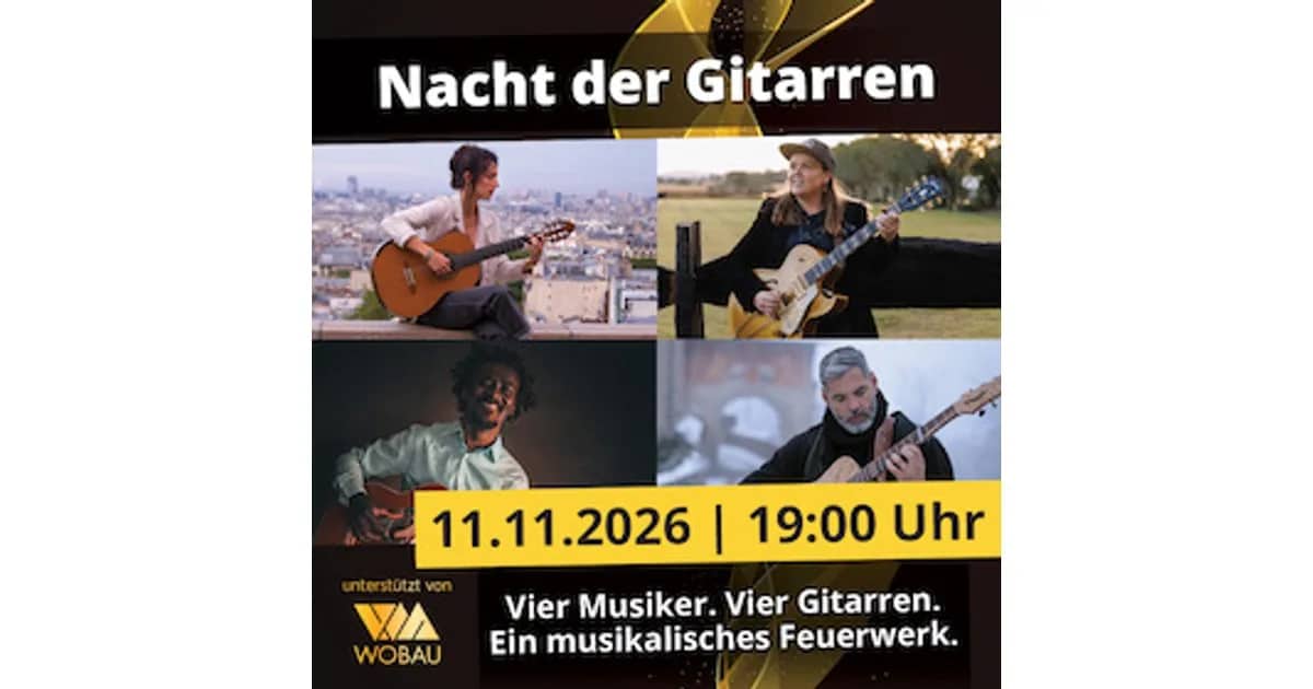 Nacht der Gitarren 2026 | Magdeburg | machwerk