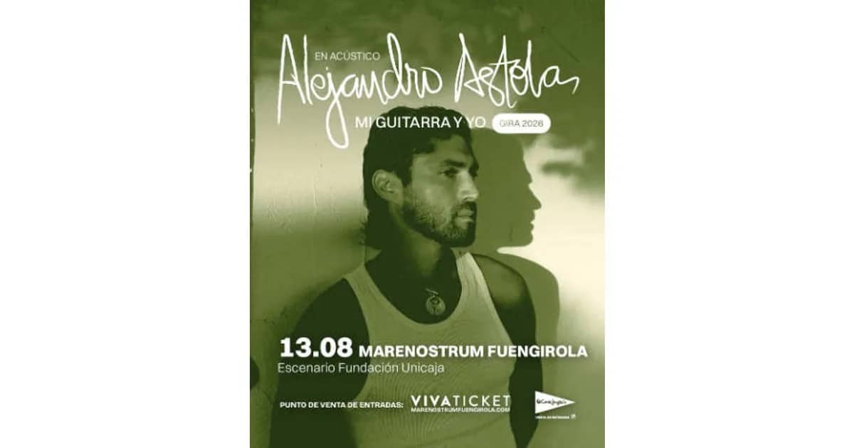 Alejandro Astola - Marenostrum Fuengirola event poster