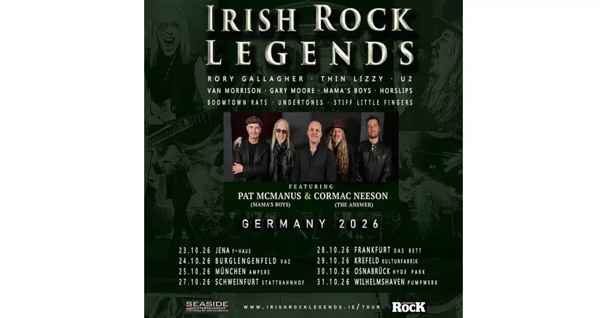 Irish Rock Legends - European Tour 2026