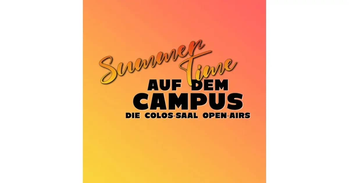 Thees Uhlmann & Band - Summertime auf dem Campus event poster