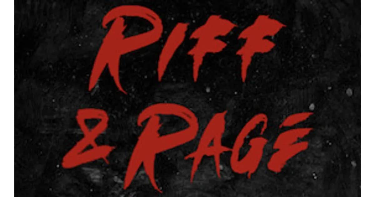 Riff & Rage event poster