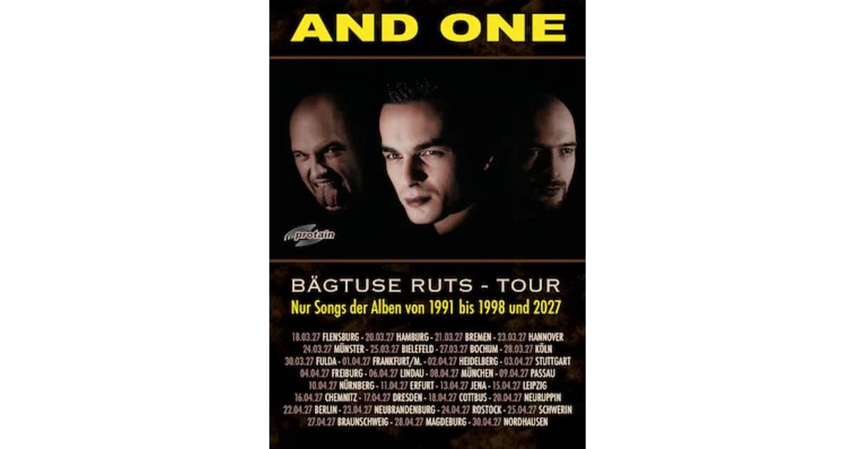 AND ONE - BÄGTUSE RUTS TOUR 2027