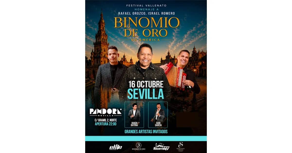 Festival Vallenato - Homenaje a Rafael Orozco, Israel Romero - Binomio de Oro de América event poster