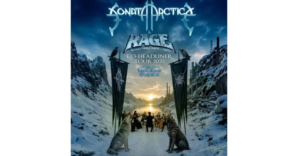 Sonata Arctica & Rage - Co-Headliner Tour 2027