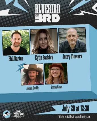 Bluebird On 3rd featuring Phil Barton , Kylie Sackley & Jerry Flowers with Jordan Budde + Emma Geier