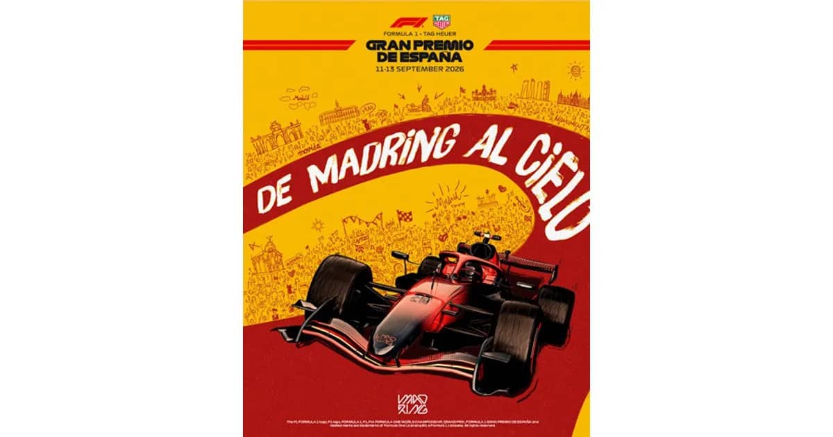F1 Madring 2026 event poster
