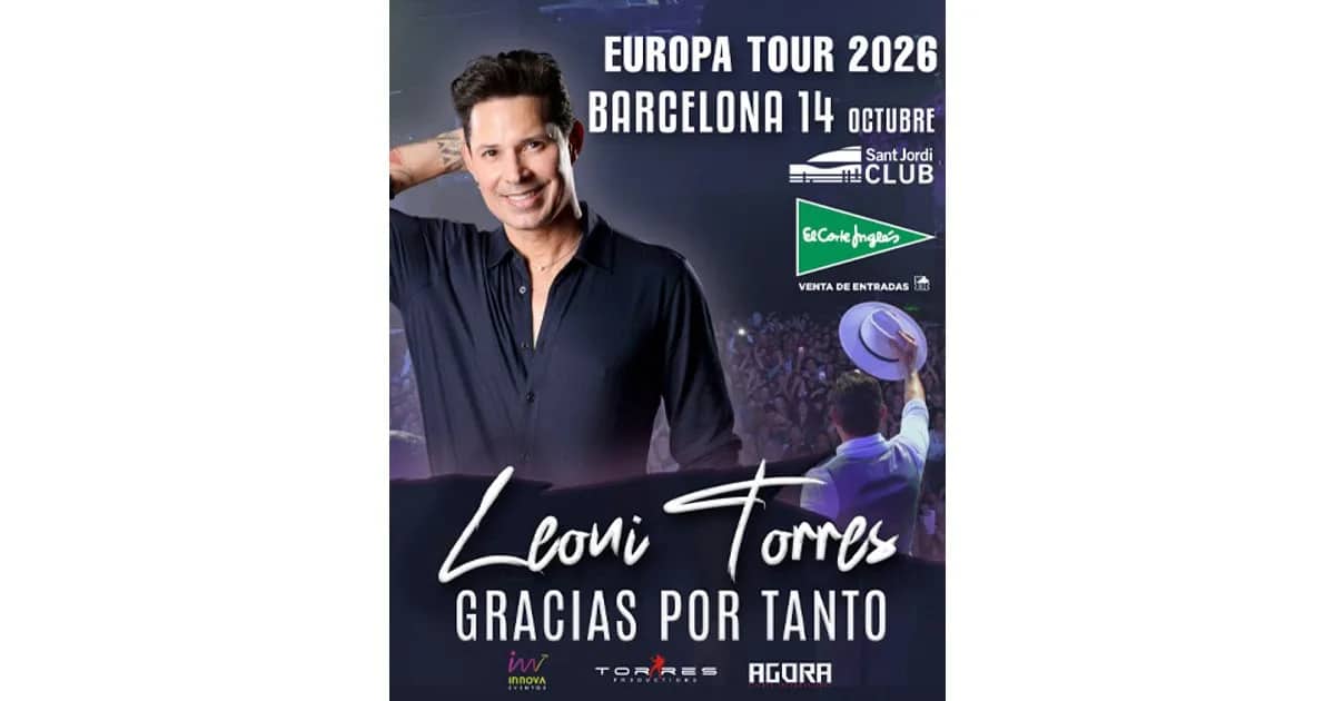 Leoni Torres - Gracias por tanto 2026 event poster