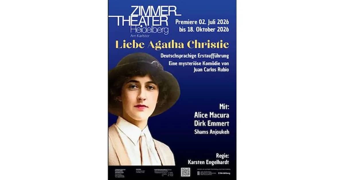 Liebe Agatha Christie event poster