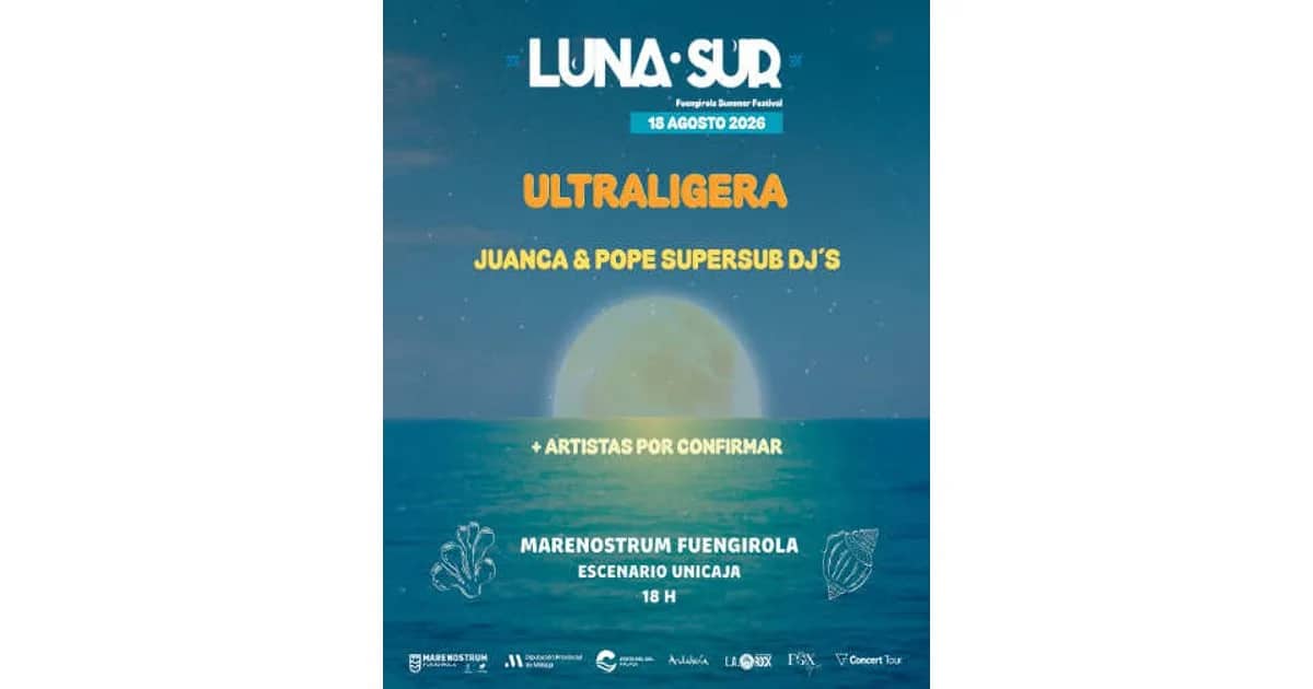 Luna Sur - Marenostrum Fuengirola event poster