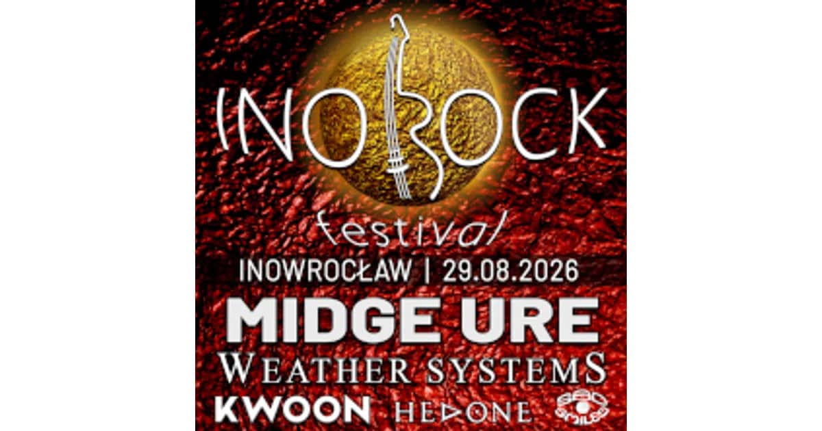 INO-ROCK FESTIVAL 2026:Midge Ure,Weather Systems, Kwoon, Hedone, Sad Smiles