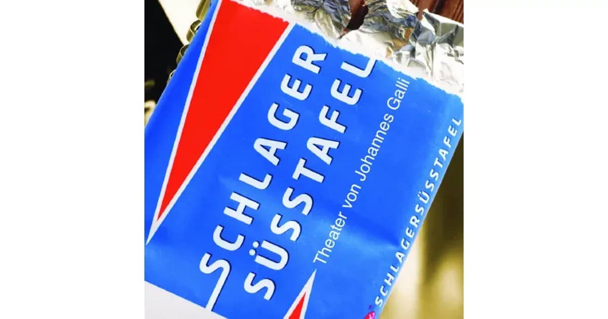 Schlagersüsstafel - mit anschließender Tanzparty! - Ost-West-Komödie von J. Galli