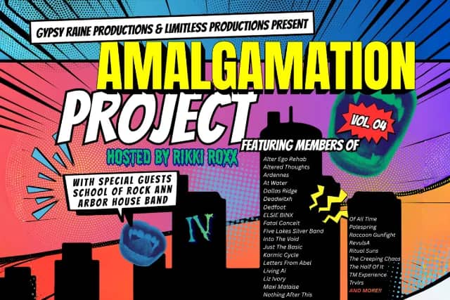 The Amalgamation Project 4 LIVE wsg School of Rock Ann Arbor House Band