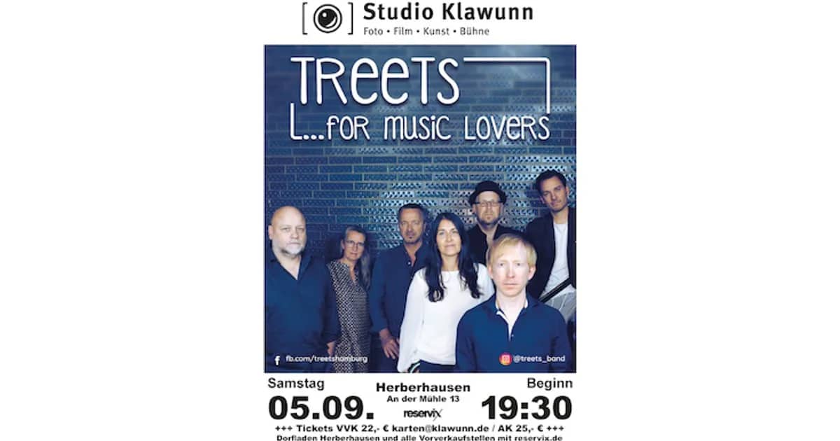 Treets – for music lovers - Erstmals im Studio Klawunn
