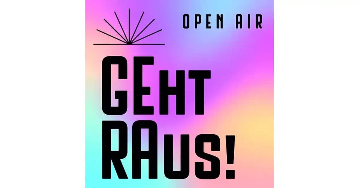 GEht RAus! Electro Open Air - Zehn Stunden elektronische Musik auf der Sparkassenbühne Gera