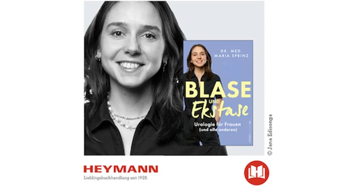 Lesungen 2026 - Blase und Ekstase – Ein Abend mit Dr. Maria Sprinz