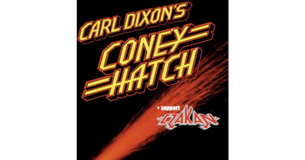 Carl Dixon's Coney Hatch - Live 2026