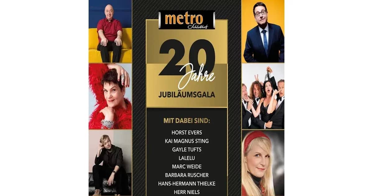 20 Jahre metro-Kino - Die Jubiläumsgala