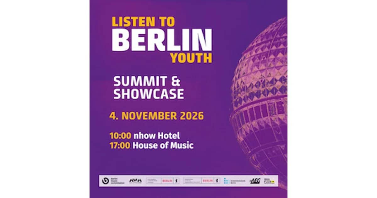 Listen to Berlin: Youth  - Dein Sprungbrett in die Musikbranche event poster