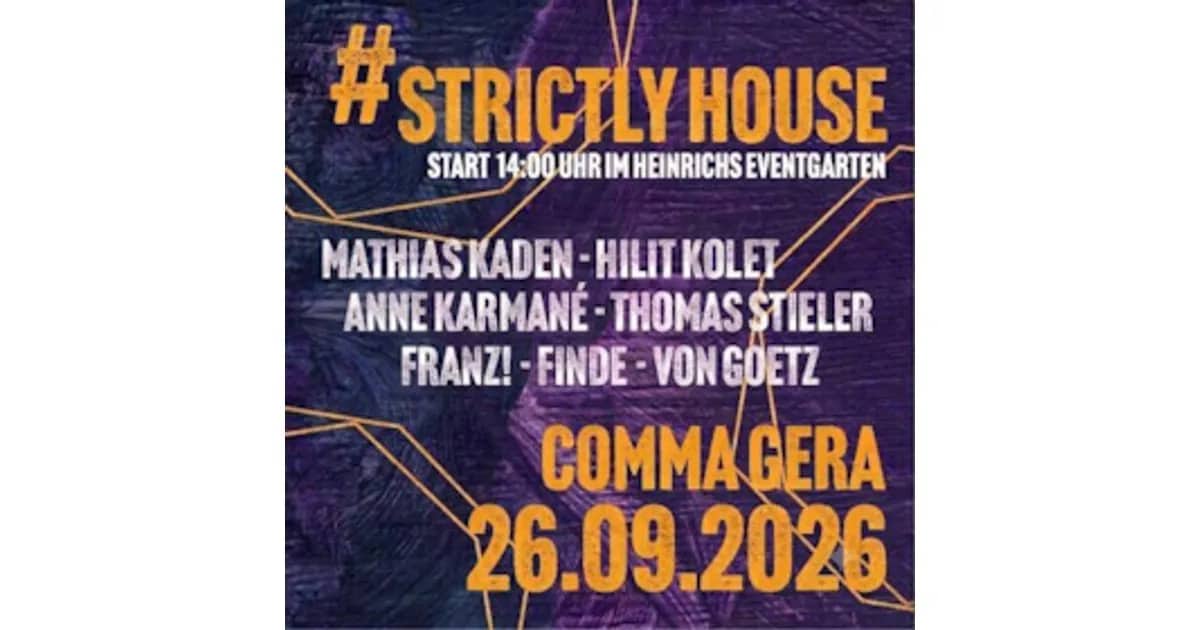Clubzentrum Comma - Strictly House