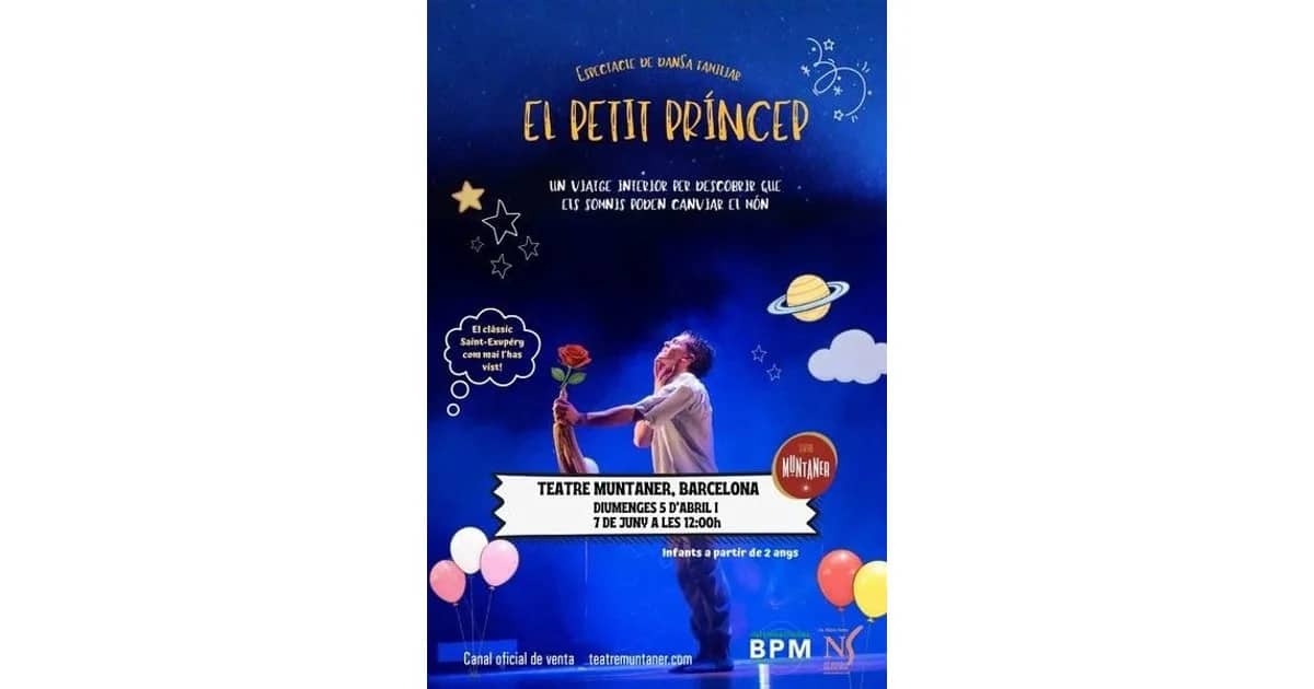 El Petit Princep event poster
