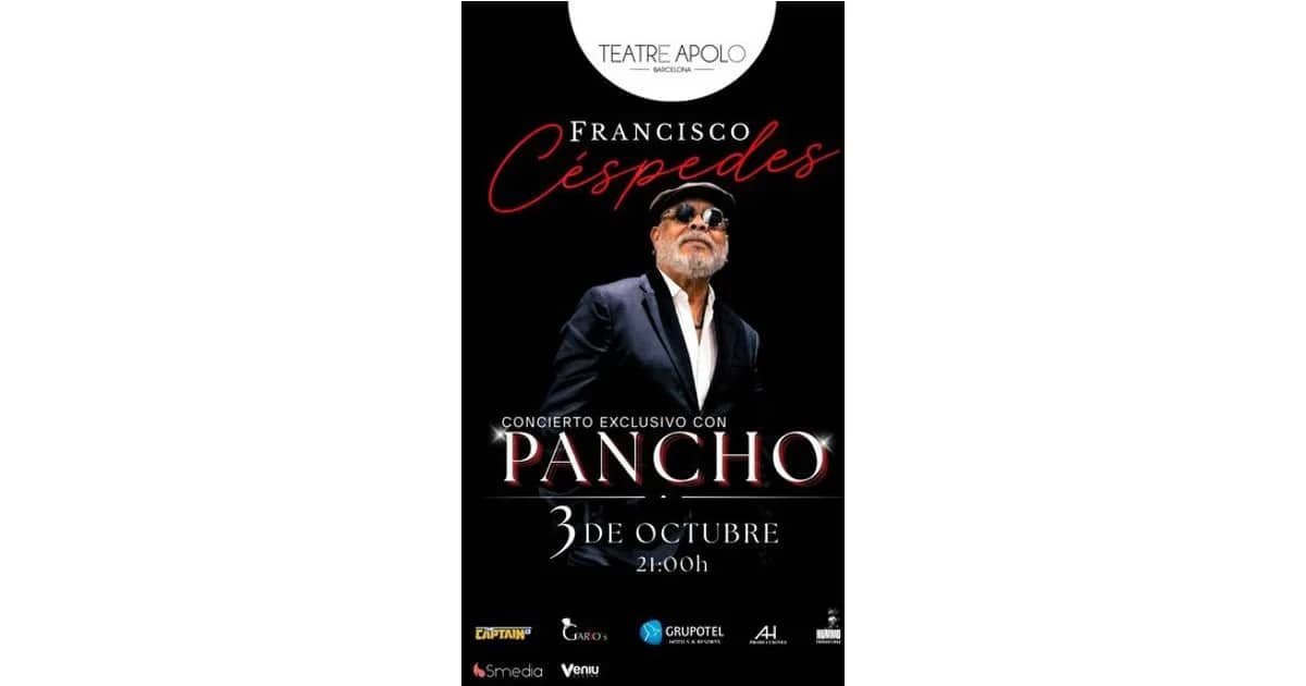 Pancho Céspedes event poster