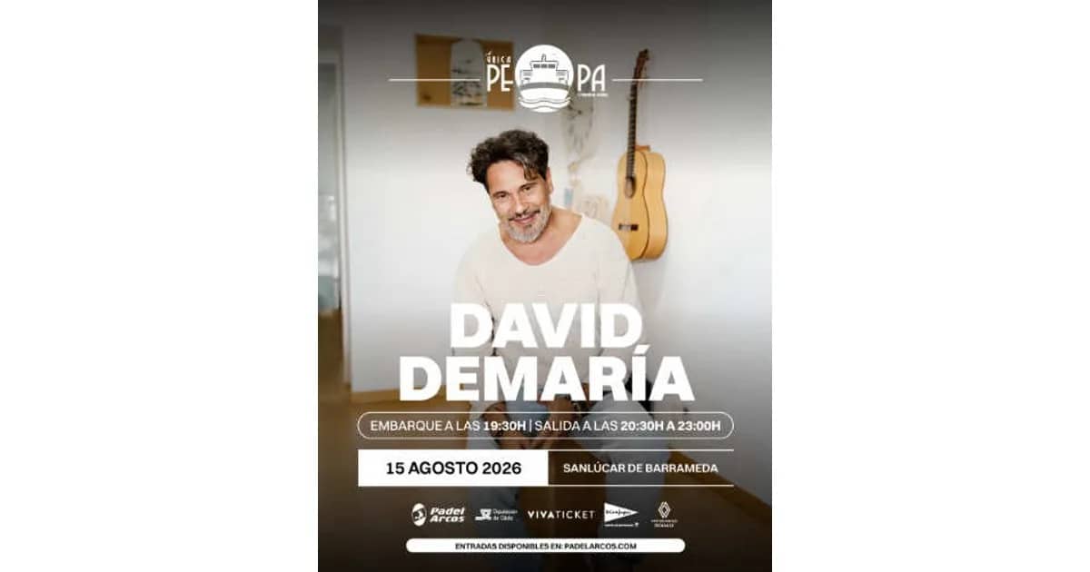 David DeMaría en Buque La Pepa event poster