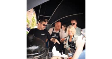 Grillexperten des n&m Genuss Quartiers