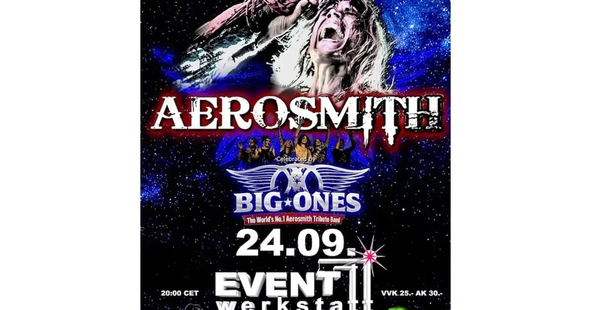 AEROSMITH Tribute Show - BIG ONES celebrating AEROSMITH