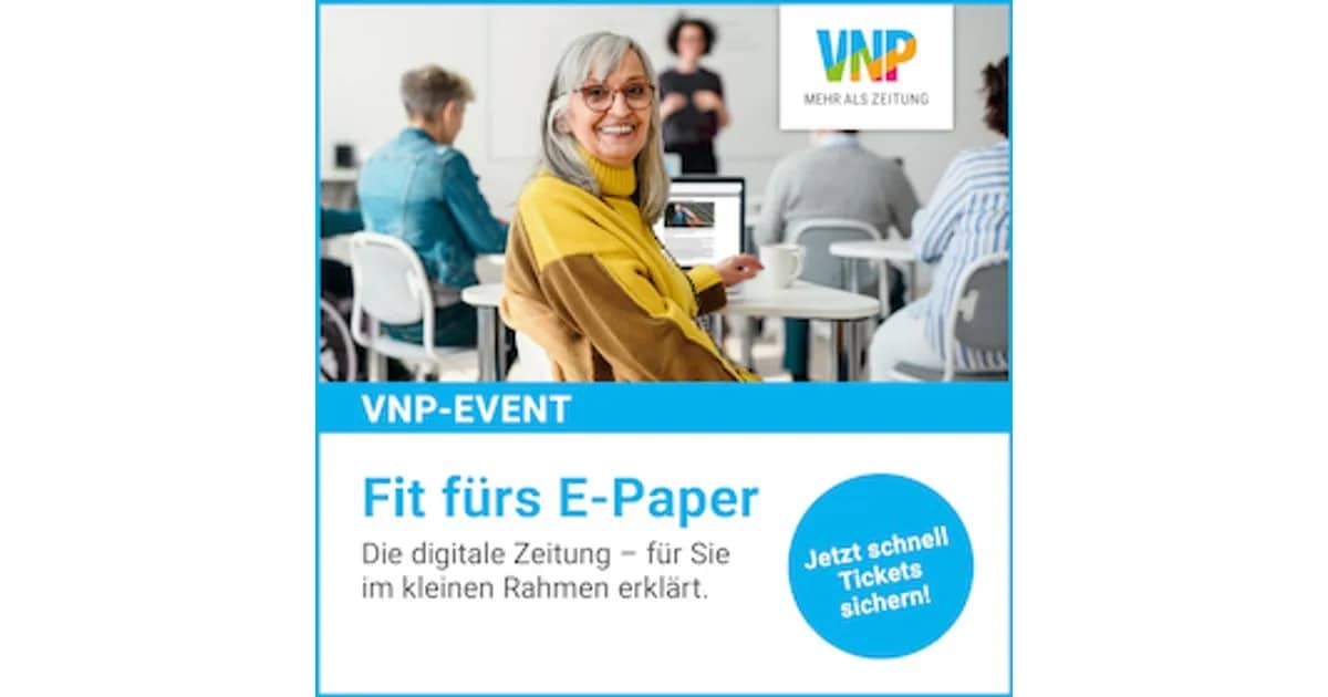 Fit für die digitale Zeitung - E-Paper Schulung event poster
