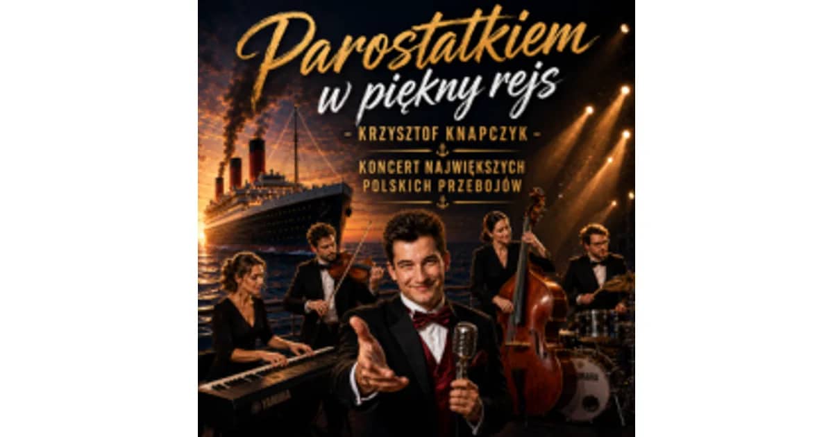 Parostatkiem w piekny rejs z Krzysztofem Knapczykiem