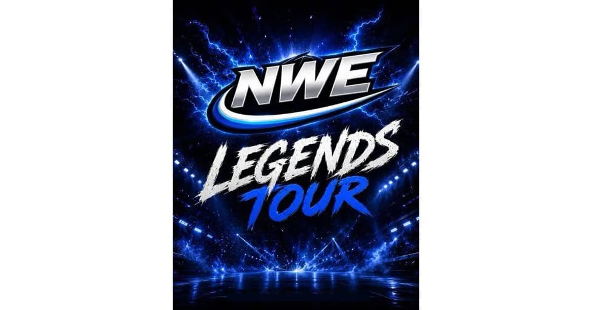 NWE Legends Tour event poster