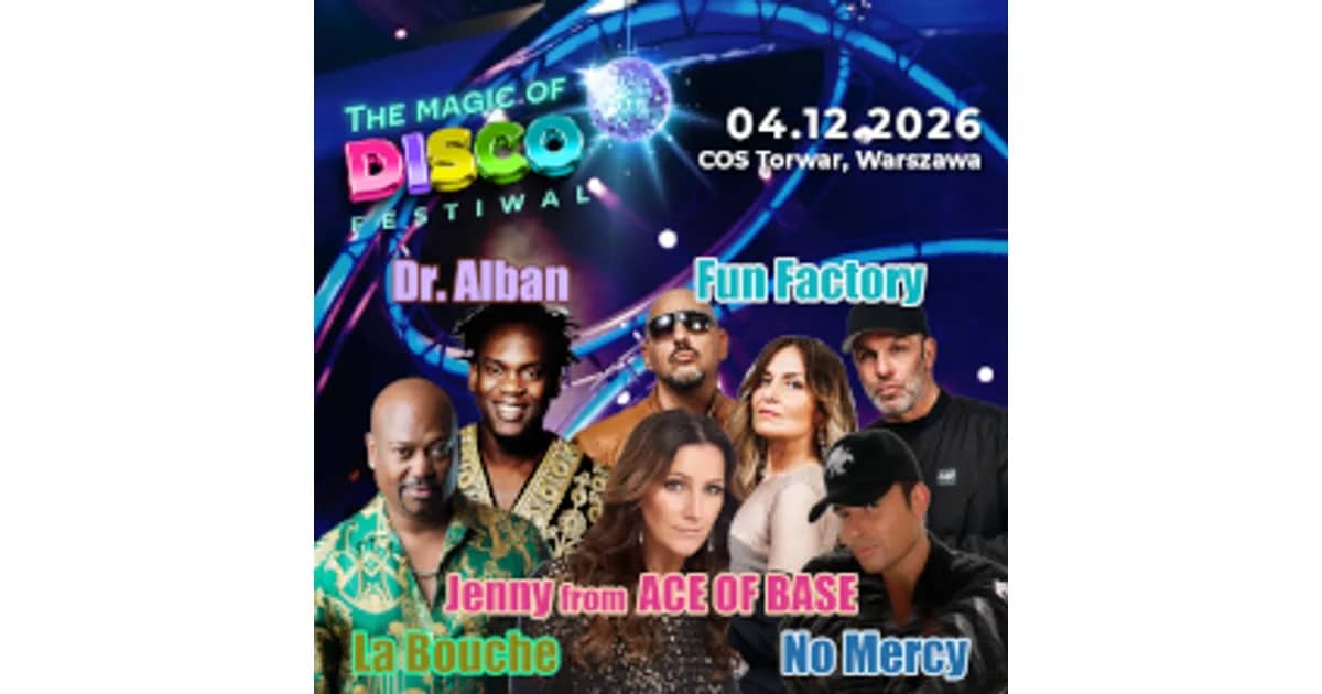 The Magic of Disco Festiwal 90’s: Dr Alban, LaBouche, No Mercy, Fun Factory i Je