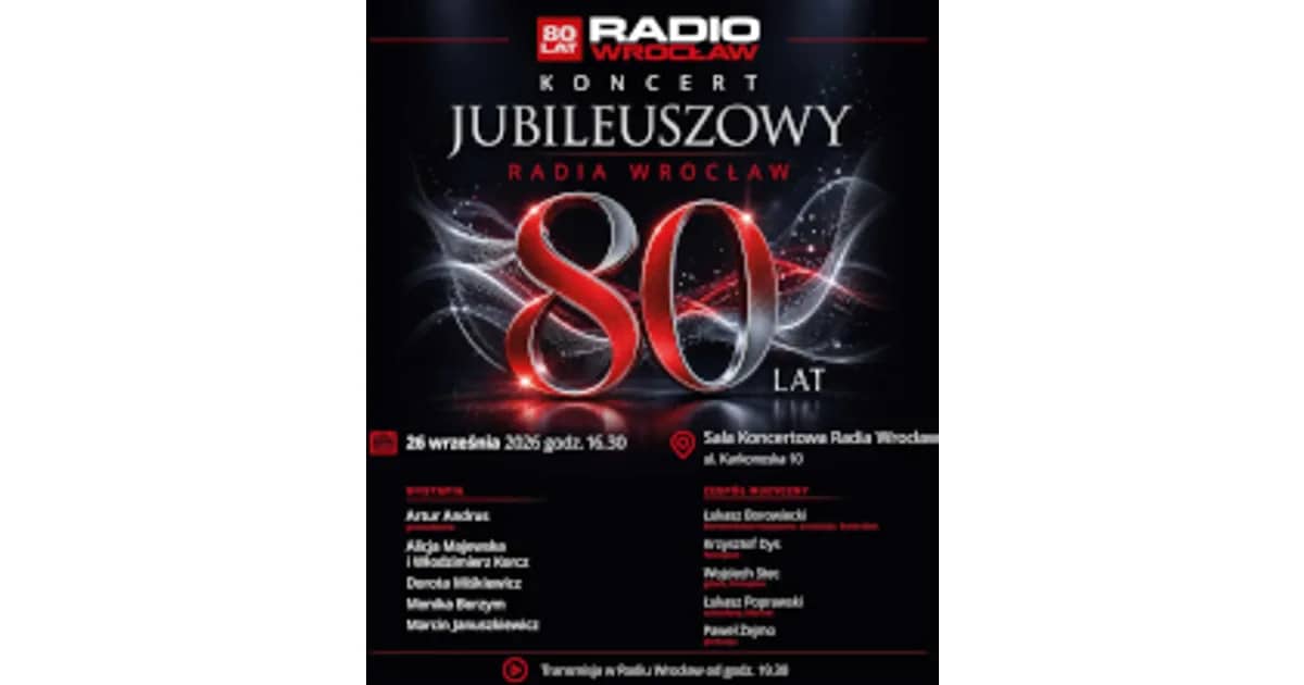 Koncert Jubileuszowy Radia Wrocław