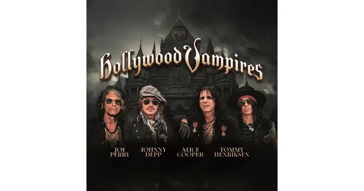 Hollywood Vampires - UK & European Tour 2026 event poster