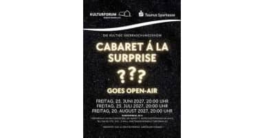 Cabaret à la surprise goes open air