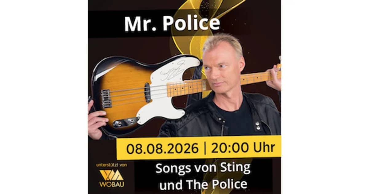 Mr. Police | Magdeburg | machwerk event poster