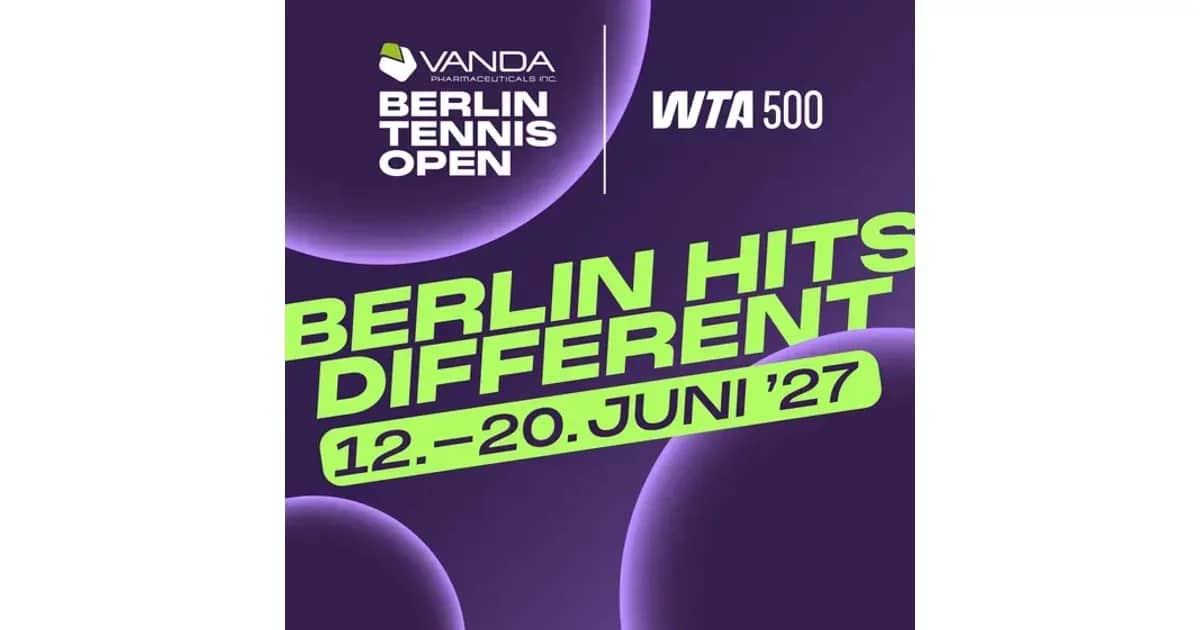 VANDA Pharmaceuticals BERLIN TENNIS OPEN - Einzeltickets - DONNERSTAG 17.06. ACHTELFINALE event poster