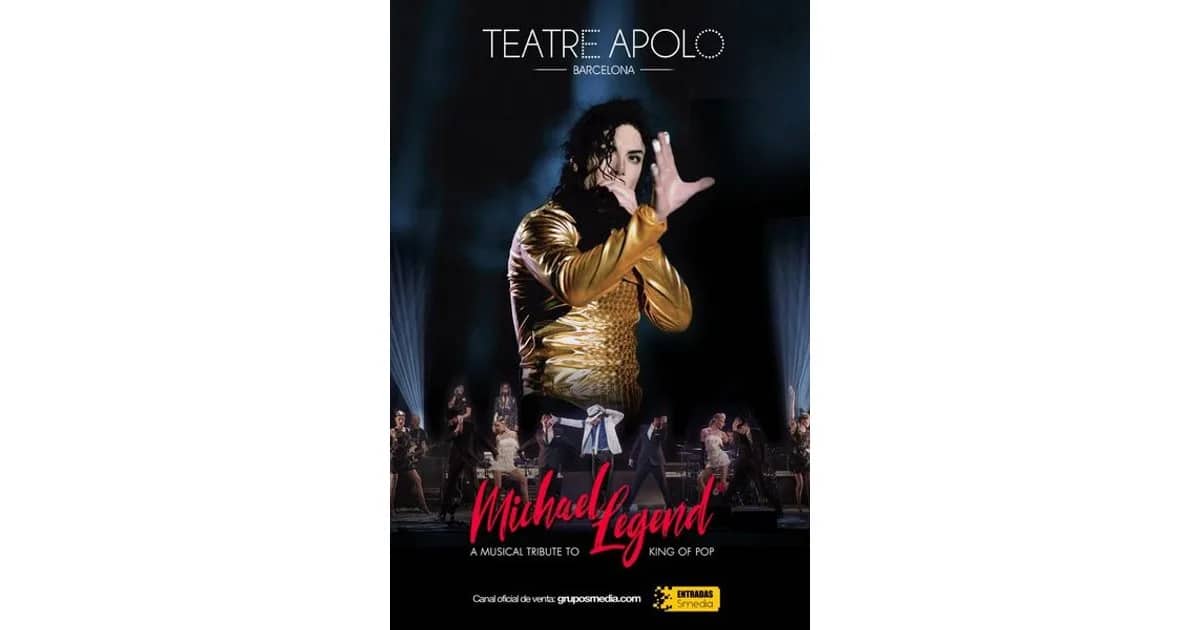 Michael Legend, Tributo a Michael Jackson event poster