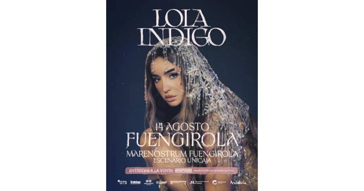 Lola Índigo event poster