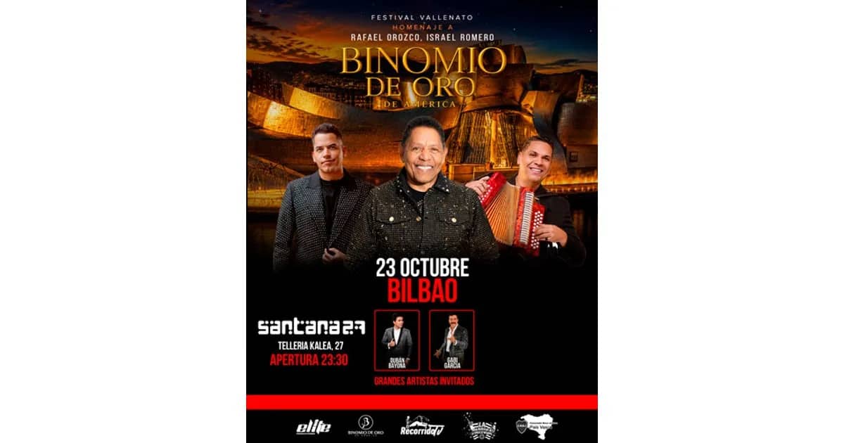 Festival vallenato - Binomio de Oro event poster