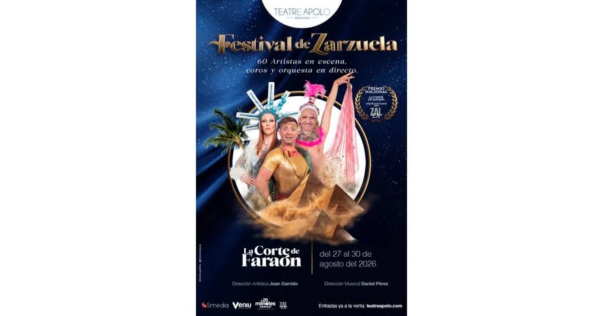 La Corte del Faraón - Festival de Zarzuela event poster